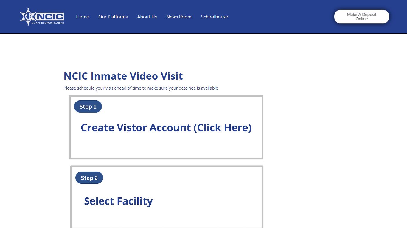 NCIC Video Visitation - NCIC Inmate Communications